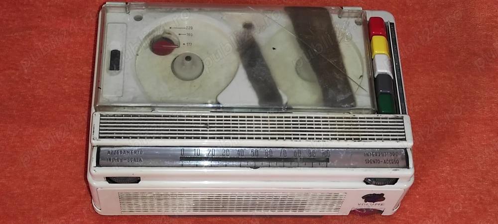 Defect   Magnetofon italian de colectie GELOSO G 257   lipsa cablu alimentare se vinde asa cum se af