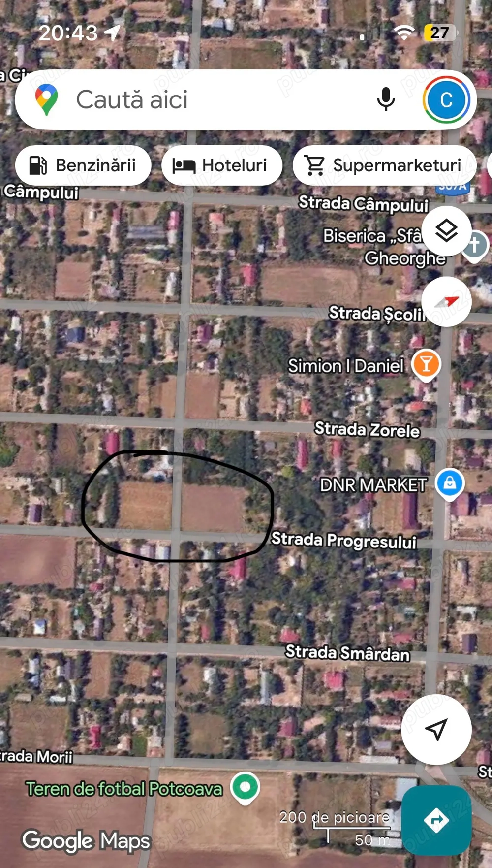 Vând teren intravilan Vând teren intravilan