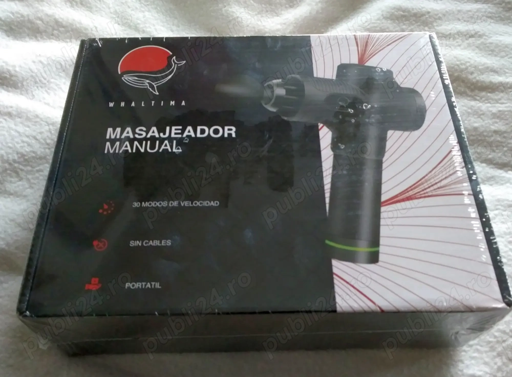 de vanzare aparat de masaj pe acumulator,de dimensiuni reduse. se foloseste manual. Marca japoneza