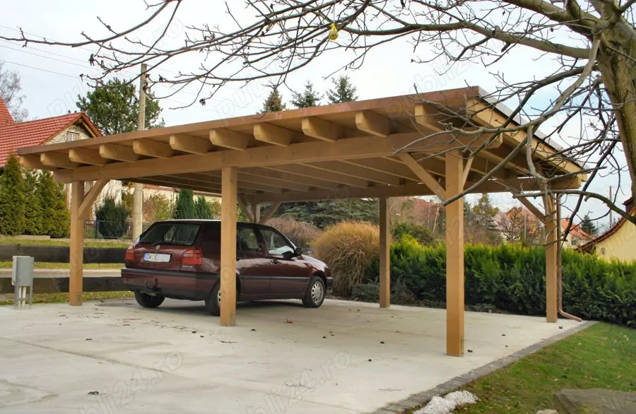 Structura carport 6x6m