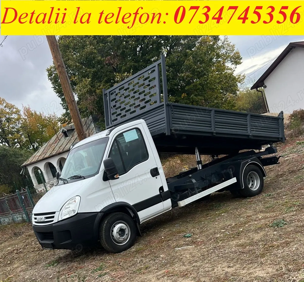 Iveco Daily 65C15, basculare pe 3 parti, 6.5 t, totul recondionat nou