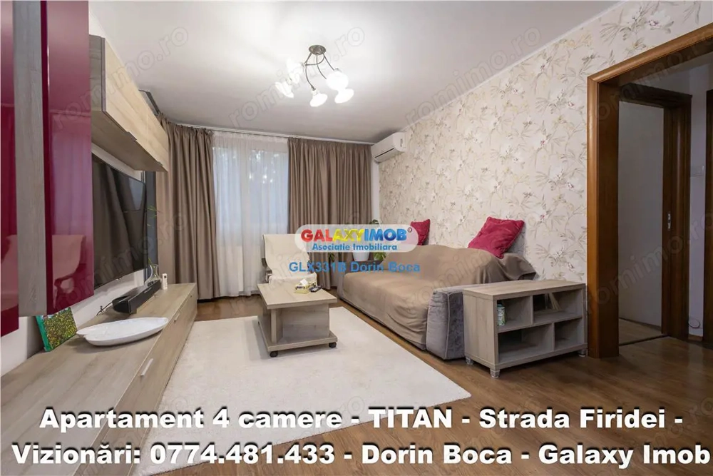 VANZARE Apartament 4 camere TITAN (str. Firidei) CENTRALA -fara credit