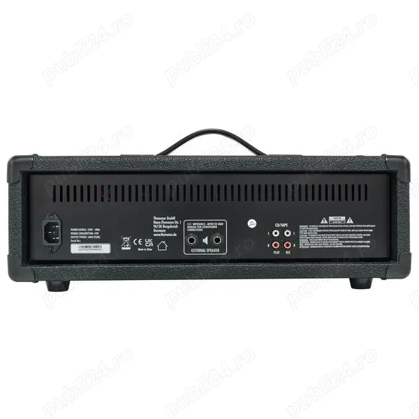 The t.amp PA 40804 mixer cu putere+ boxă viliodor400w 