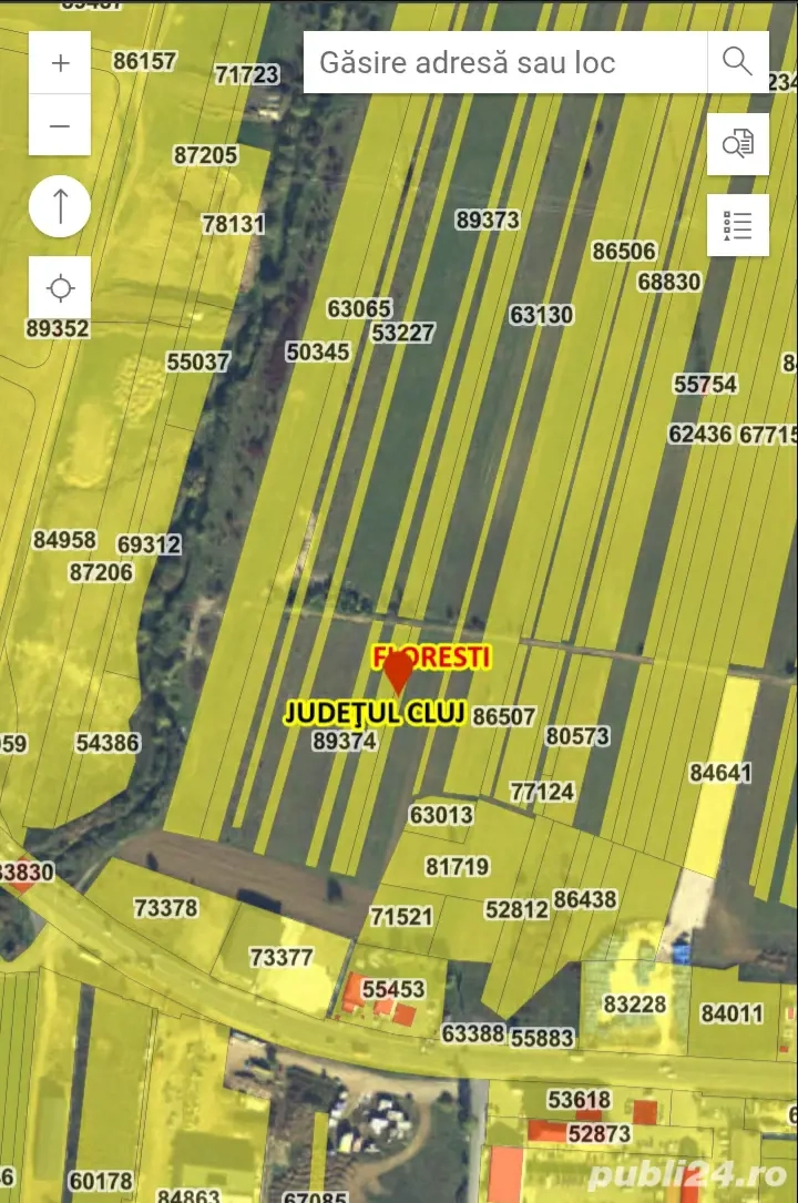 Teren intravilan Floresti