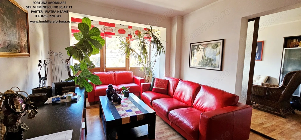 Apartament 5 camere, 2 bai, balcon, boxa, loc parcare, situat in zona Centrala