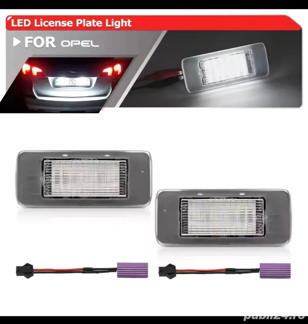 Lampa LED numar inmatriculare Opel