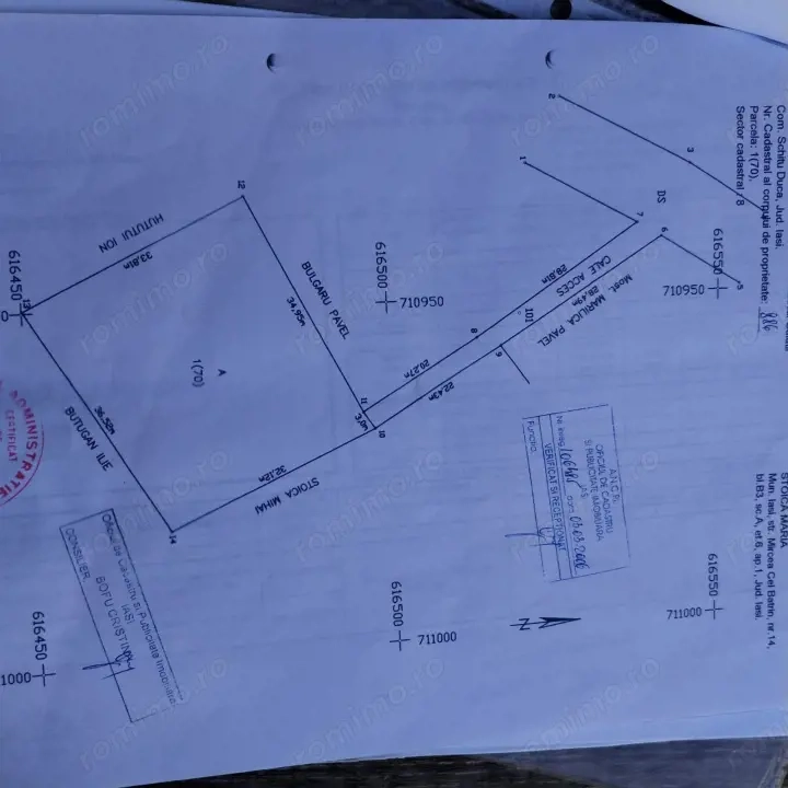 900 mp teren intravilan, comuna Schitu Duca