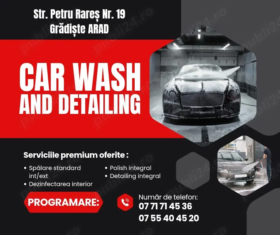 Angajăm Spălător Auto   Shelby Garage  Grădiște