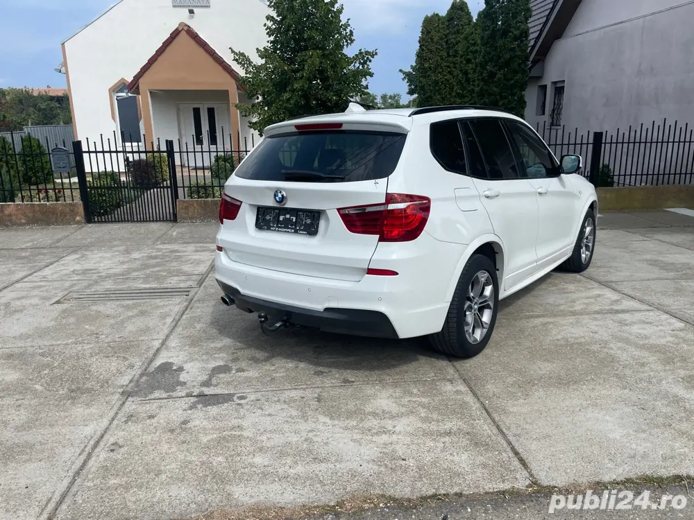 BMW X3 F25 2.0d 184CP   2012   Pachet M   Alb   Cutie automată   xDrive   Recent adusă în țară
