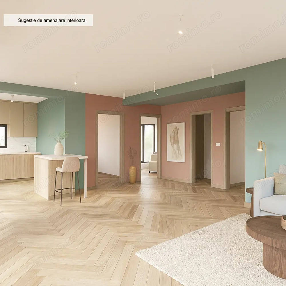 Casă nouă spațioasă cu teren mare  Casă nouă spațioasă cu teren mare