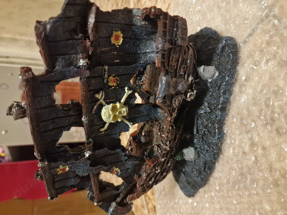 Epava corabie acvariu L H18 cm Nou.Nefolosit Epava corabie acvariu L H18 cm Nou.Nefolosit