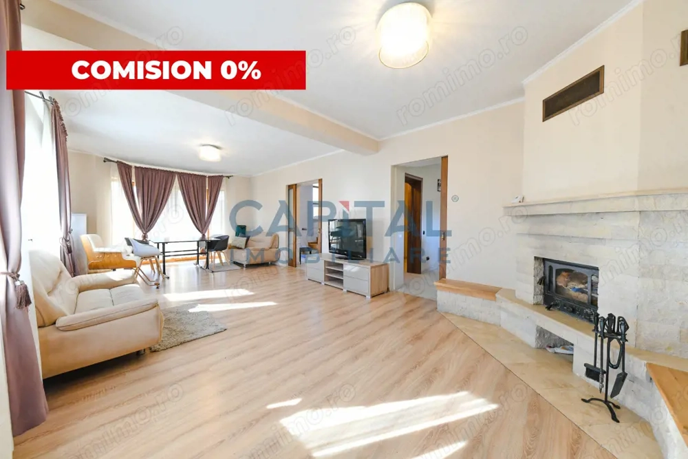 Fara comision! Casa 5 camere, 3 bai, garaj, 260 mp, teren 1600 mp, Apahida