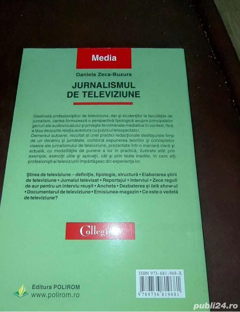 Jurnalismul de televiziune-Daniela Zeca Buzura
