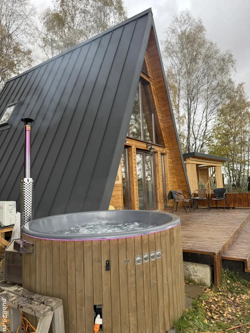 Cabană cu ciubăr jacuzzi de închiriat   WildCabin Panoramic, Mărișel (Apuseni)