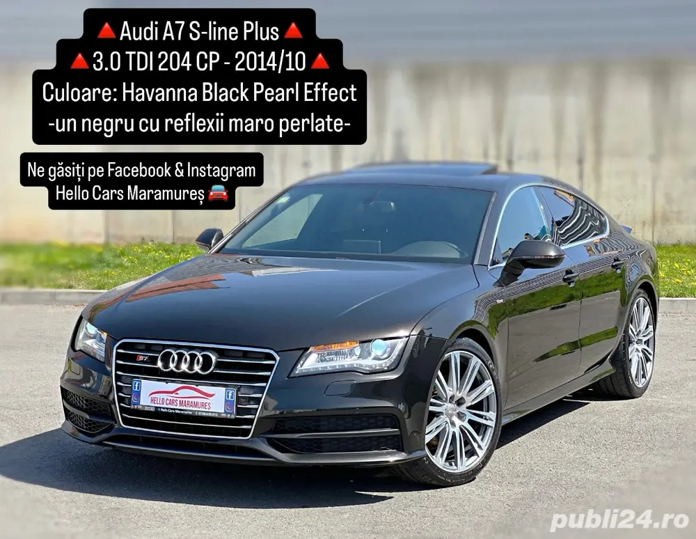 Audi A7 S-line Plus Trapă Interior Maro