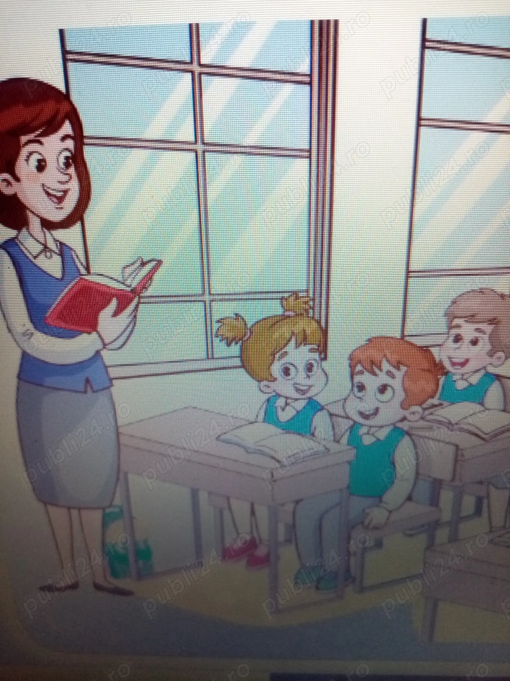 Meditații la limba română, profesoară de gimnaziu