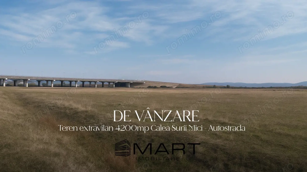 Teren extravilan 4200mp Calea Surii Mici - Autostrada