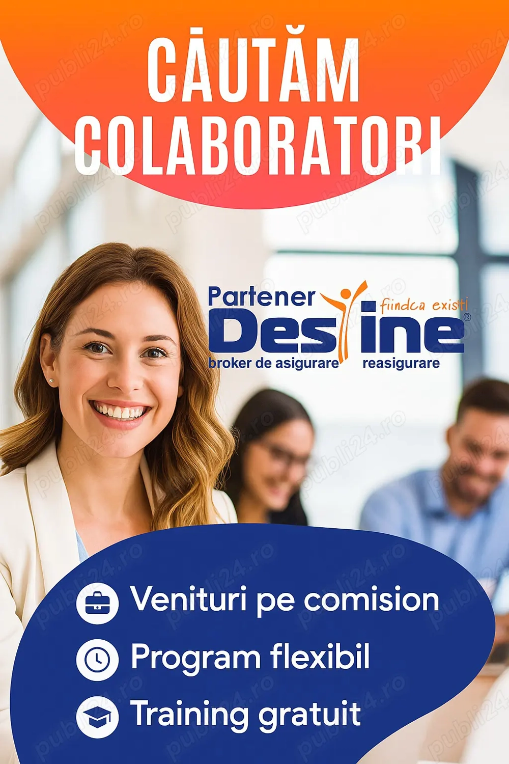  Job Part time - Colaborare Destine Broker