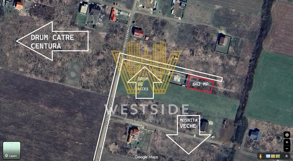 Teren de vanzare, in Mosnita Veche