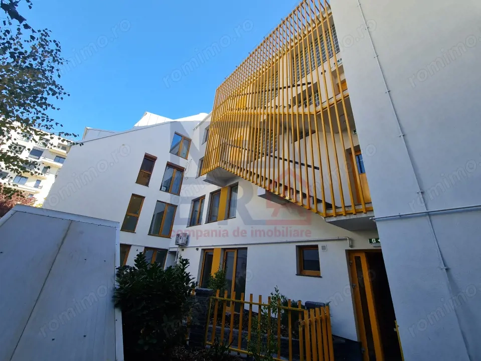 Apartament 2 camere cu terasa 13 mp, bloc boutique in zona Domenii