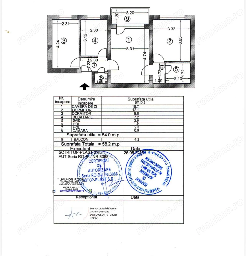 COMISION 0% |Apartament 3 camere de vânzare în Motru | ideal pentru renovare