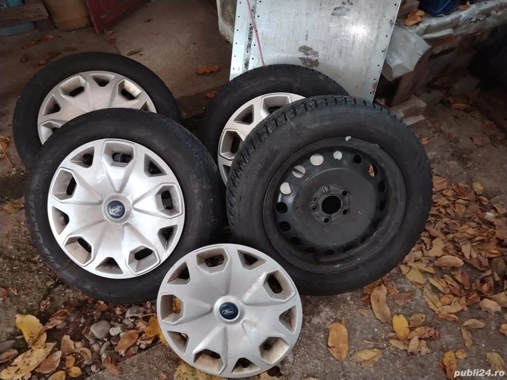 Jante 16,anvelope, capace originale Ford 16.
