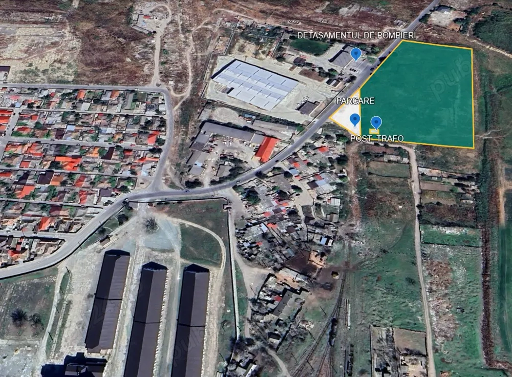 Medgidia, Constanța: TEREN intravilan 22.437mp + Post TRAFO (pretul mp = 23,5 EUR)