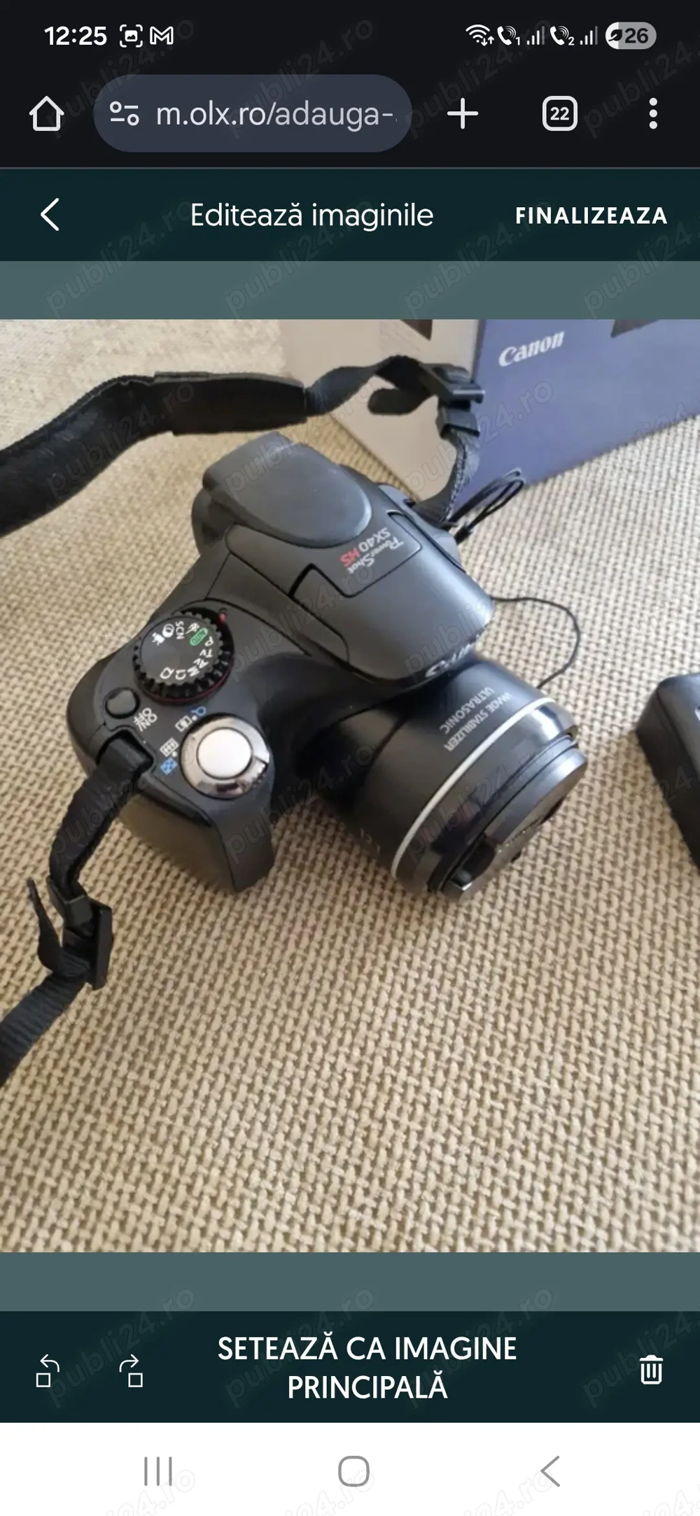 Camera foto bridge aparat foto Canon PowerShot SX40 HS 12