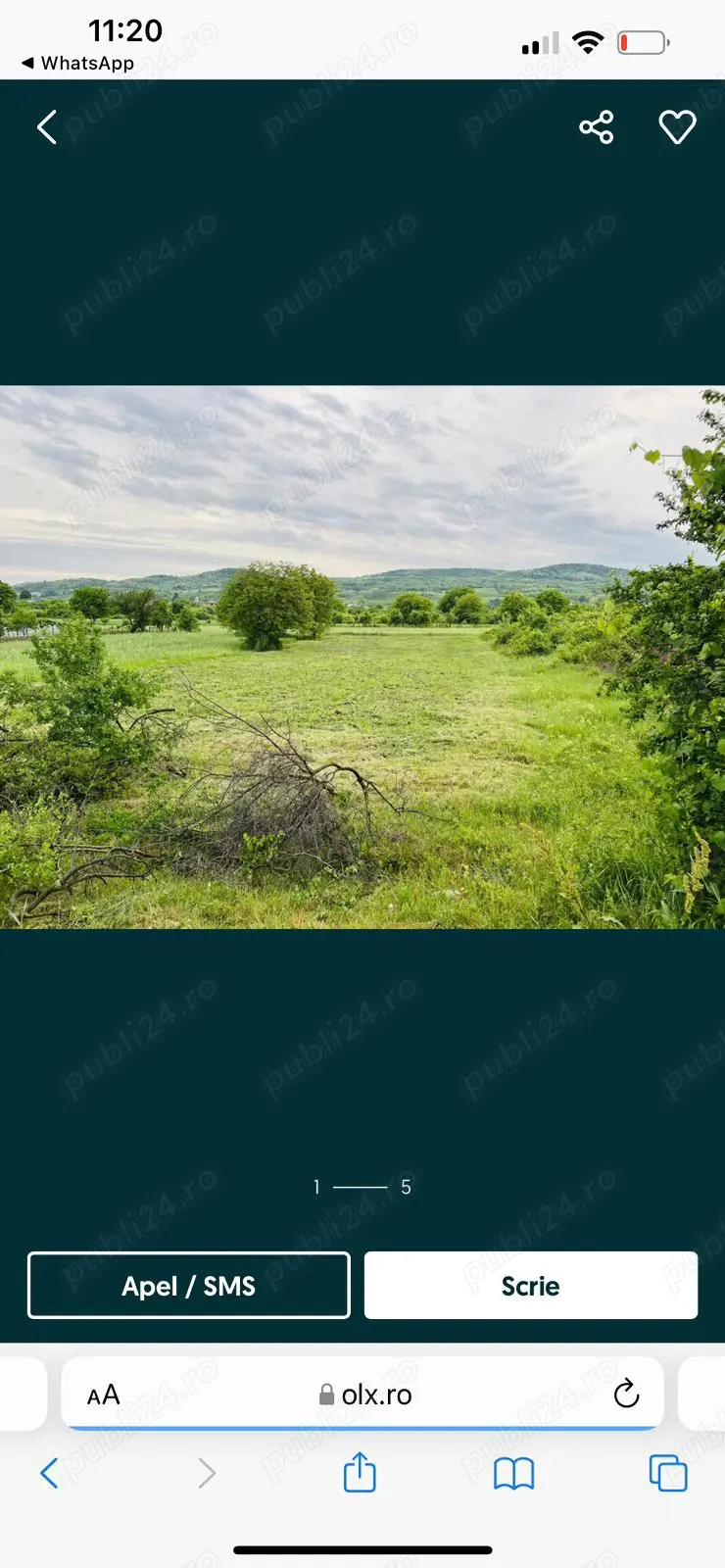 Vând teren intravilan Topoloveni 