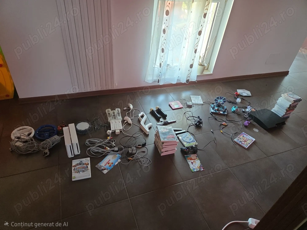 Colecție gaming completă   PS3 modat + 2 Wii + 2DS   Modate, Funcționale, cu Jocuri 