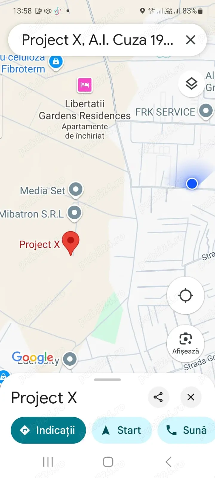 Teren Otopeni 90 euro m 