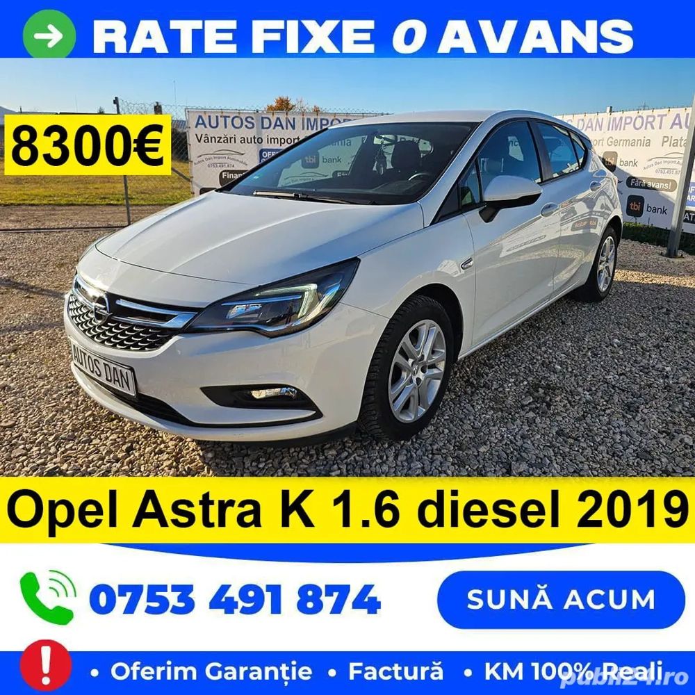 Opel Astra k 2019..1.6 d