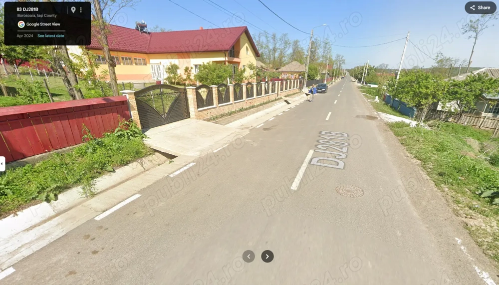 Persoana fizica, 46.500 mp extravilan agricol Sipote, Jud Iasi