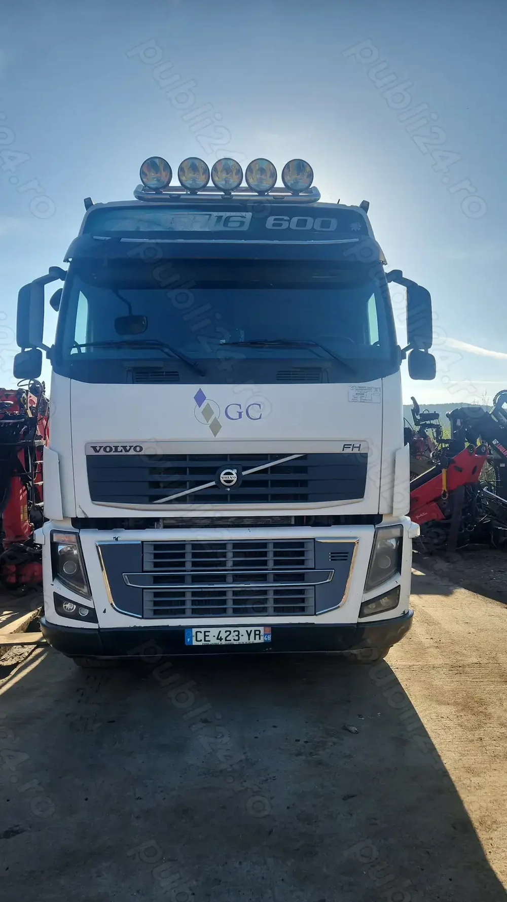 Volvo Fh 16, 600cp, 6x4 transport forestier lemn