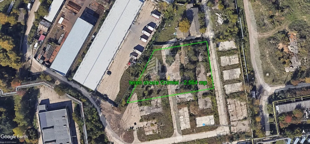 Teren industrial de vânzare-2.564 mp-strada Chimiei-acces TIR