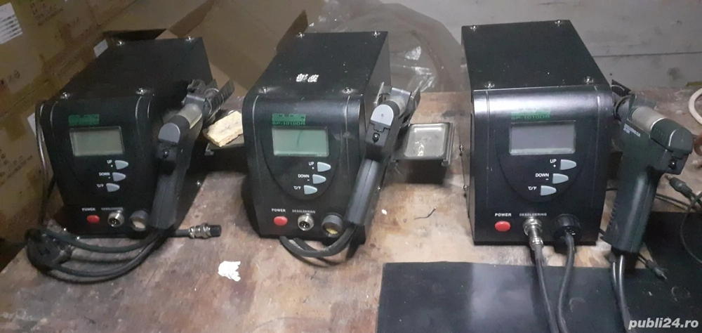 stație de extragere cositor cu vacum