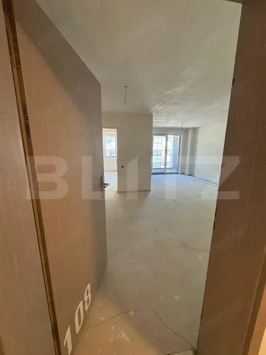 Apartament 2 camere semifinisat, 56 mp cu balcon de 8 mp, în Gheorgheni
