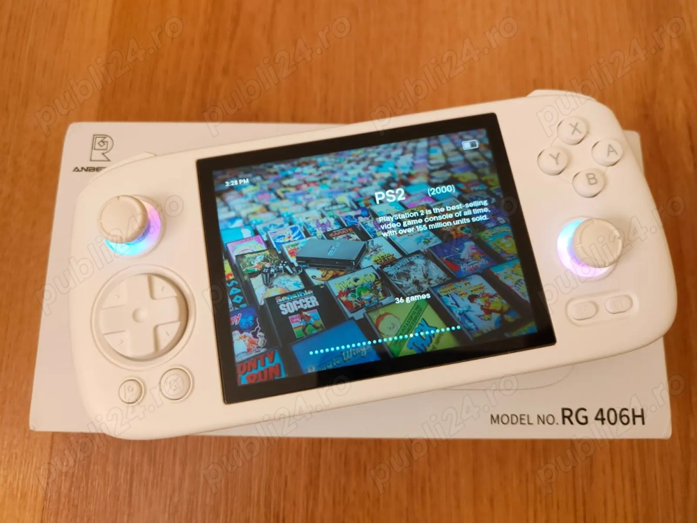 Consola NOUA Anbernic RG 406H + 256GB (plin cu jocuri) + Husa Silicon! - Ofertă Black Friday!