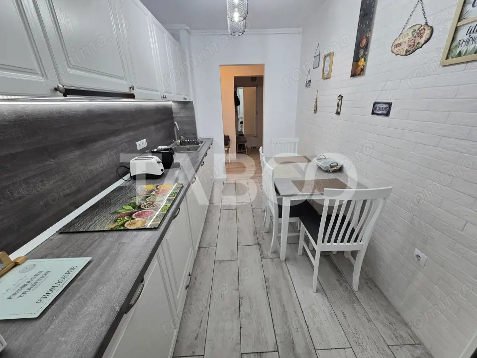 Apartament 2 camere de inchiriat mobilat modern pivnita Dioda Sibiu