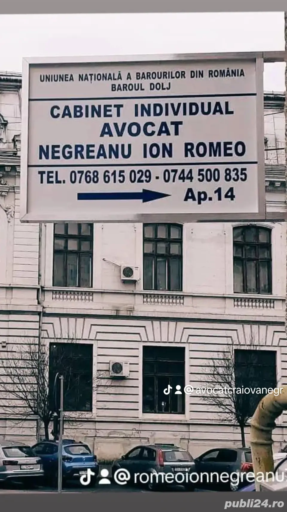  Avocat Negreanu Ion Romeo-Penale, Ordine Protecție,Contravenții,Divorțuri Partaje bunuri,Succesiuni