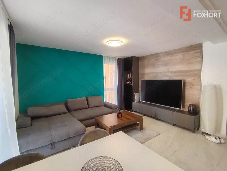 Apartament cu 2 camere de inchiriat mobilat si utilat in zona Giroc