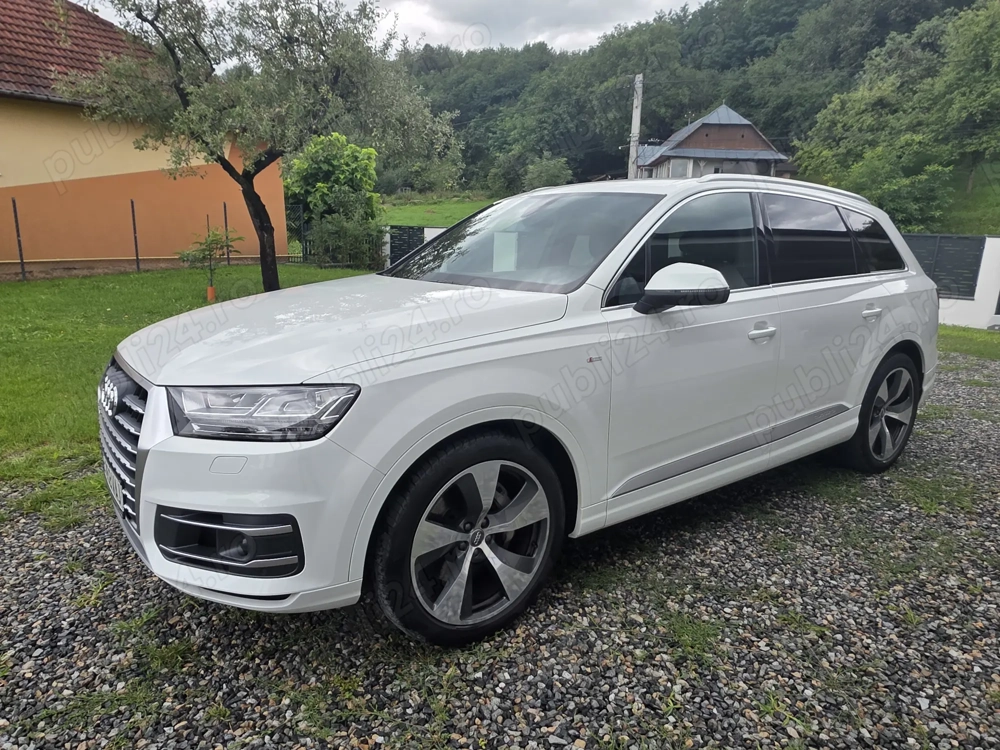 Audi Q7 Quatro 3.0 TDi Mild Hybrid Sline Plus 2019 136000 kilometri 7 locuri Euro 6