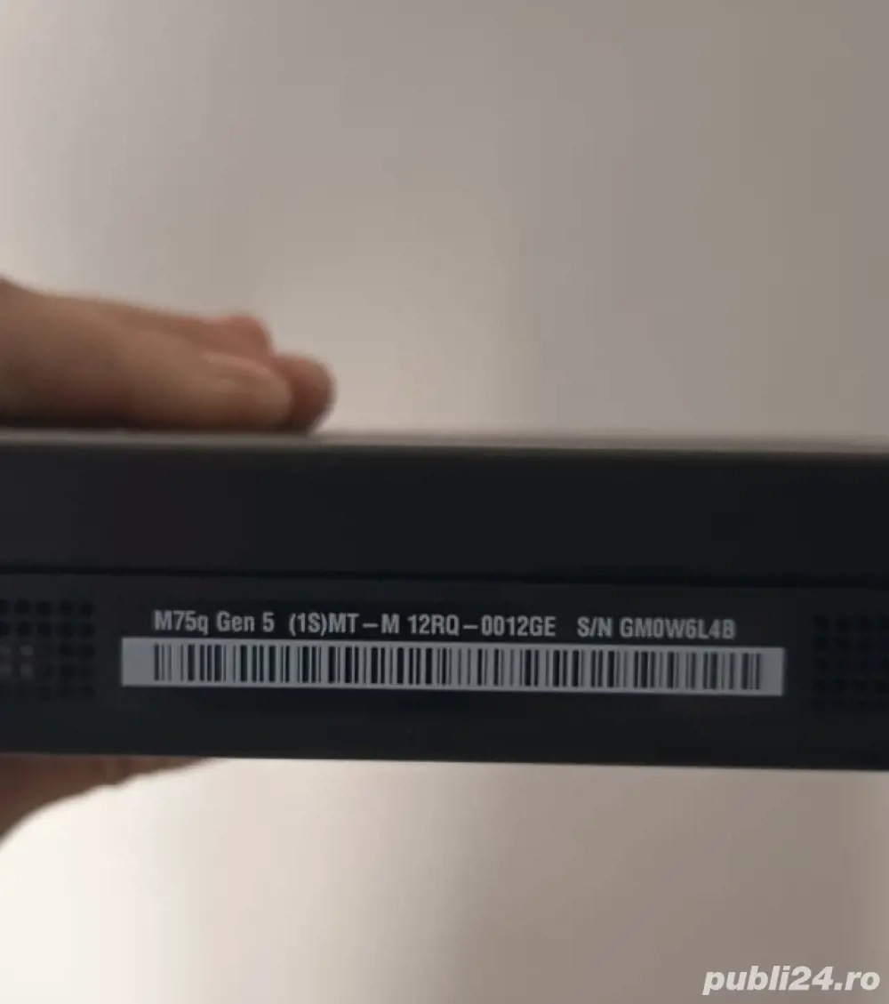Vand unitate Lenovo M75q generatia 5