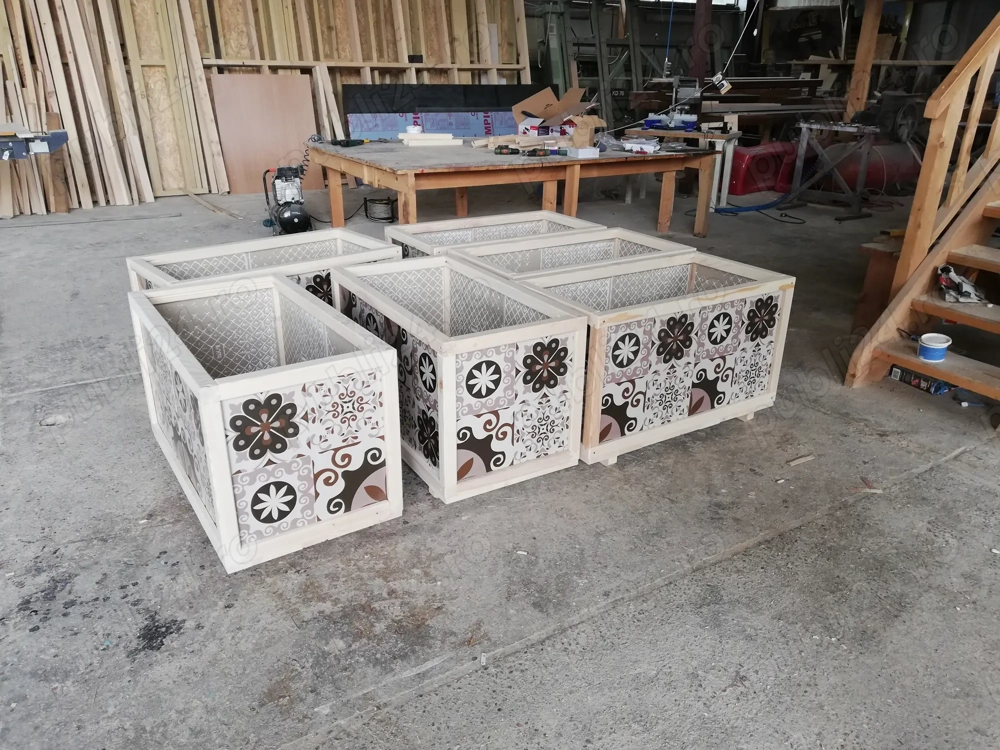 Jardiniera ceramica 550x550x600