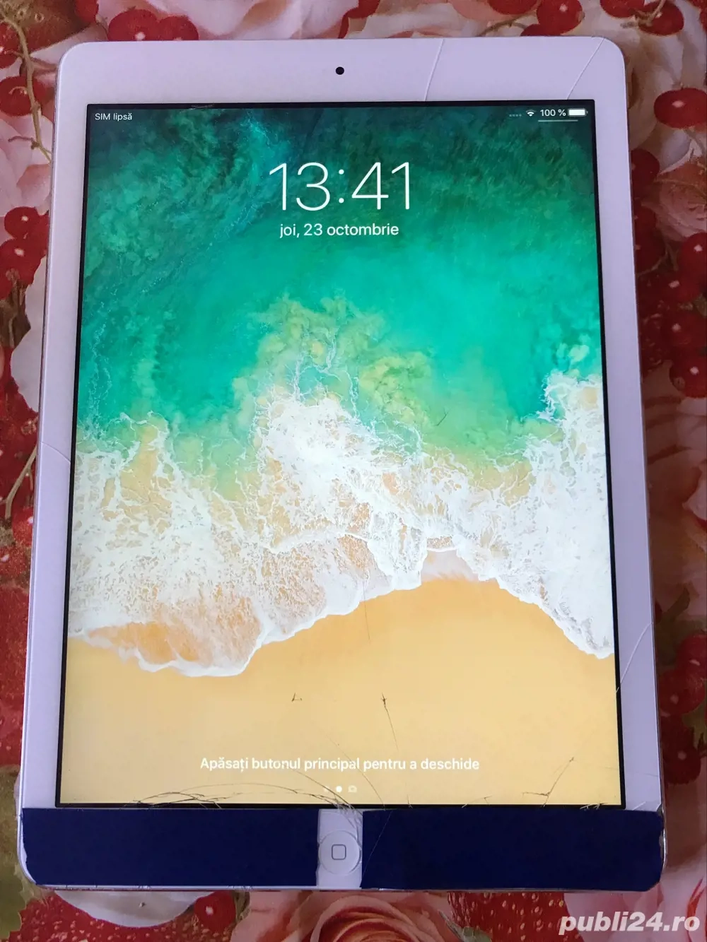 Vand tableta iped air ecran mare 128 gb cu sim