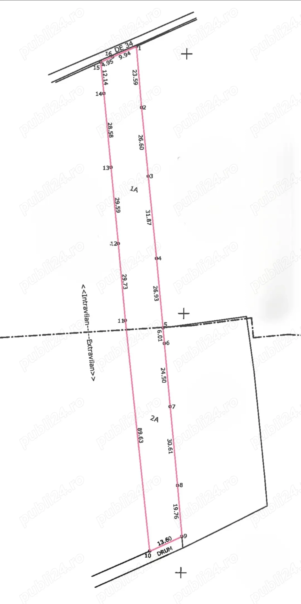 Vand teren intravilan-extravilan Comuna Darmanesti, Jud. Dambovita