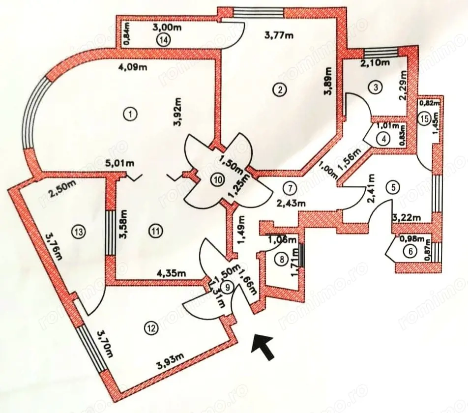 Ultracentral - Cismigiu, 4 camere, renovat, centrala proprie, 2 boxe