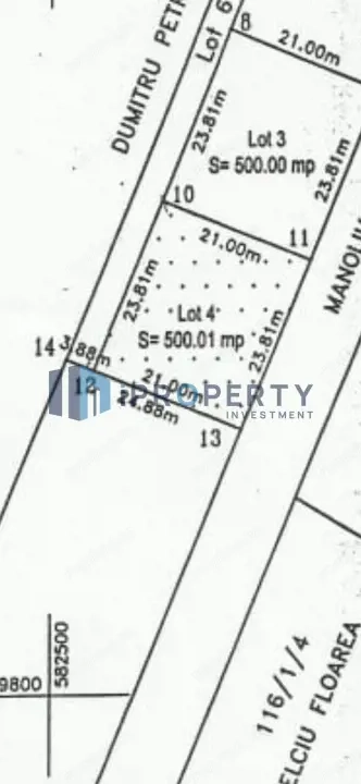 Teren Intravilan | Magurele - Zona Cargus  | 500mp