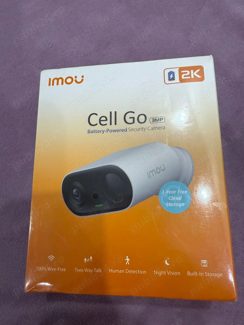 Camera de Supraveghere Imou Cell Go 3mp 2k!