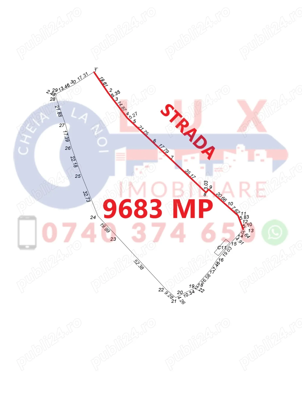ID 7748 Teren Zona VARD - 9683 MP